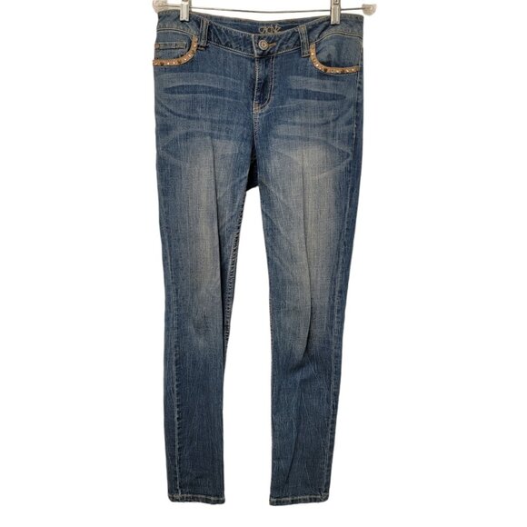 CACHE Jeans Boot Cut‎ Women’s Denim Size 6 Embellished Cotton Spandex - Picture 1 of 9